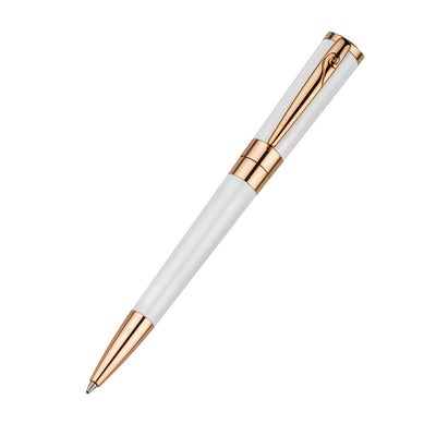 PIERRE CARDIN BALLPOINT PEN MATRIX WHITE/ROSE GOLD