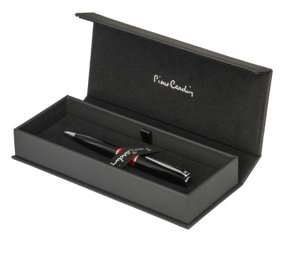 PIERRE CARDIN BALLPOINT PEN LIBRA RESIN BLACK/RED