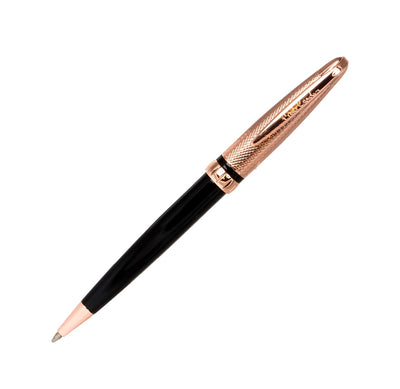 PIERRE CARDIN BALLPOINT PEN RIVA BLACK/ROSE GOLD