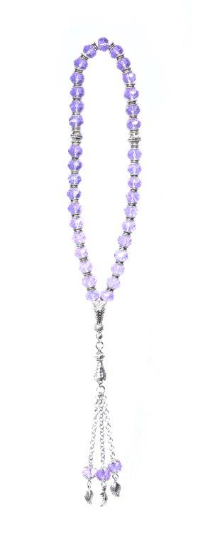 CRYSTAL ROSARY PURPLE (AMAZYEST) COLOR