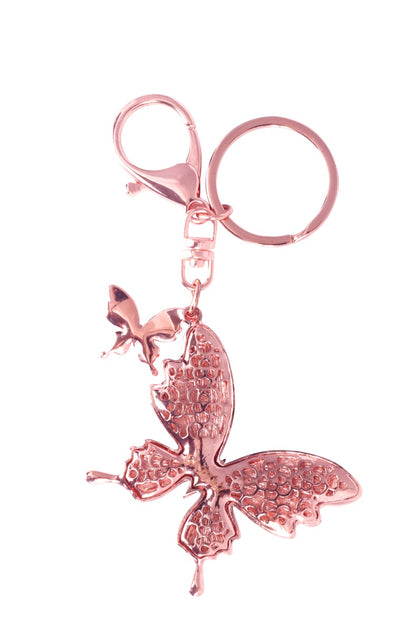 GAZZAZ METAL KEYRING BUTTERFLY