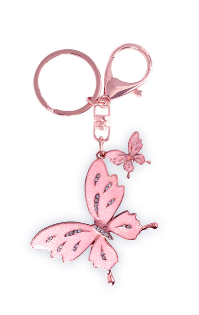 GAZZAZ METAL KEYRING BUTTERFLY