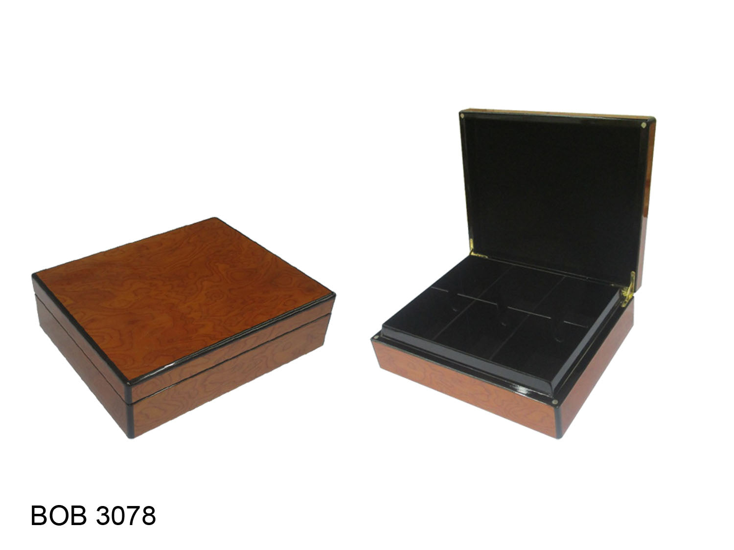 صندوق خشب طبيعى لوكس للهدايا