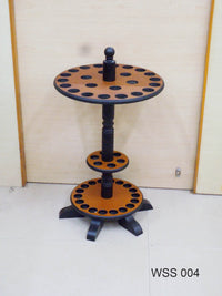 استاند عصيان مشى من الخشب الطبيعى 24 حبه