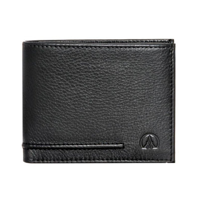 ALLAN MAURICE 100% GENUINE LEATHER WALLET BLACK COLOR