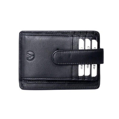 ALLAN MAURICE 100% GENUINE LEATHER WALLET BLACK COLOR