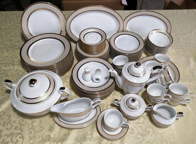 FINE PORCELAIN 98PCS DINNER SET