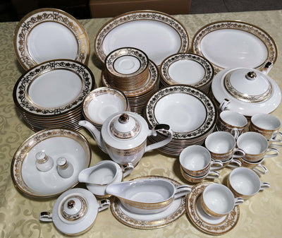 FINE PORCELAIN 98PCS DINNER SET