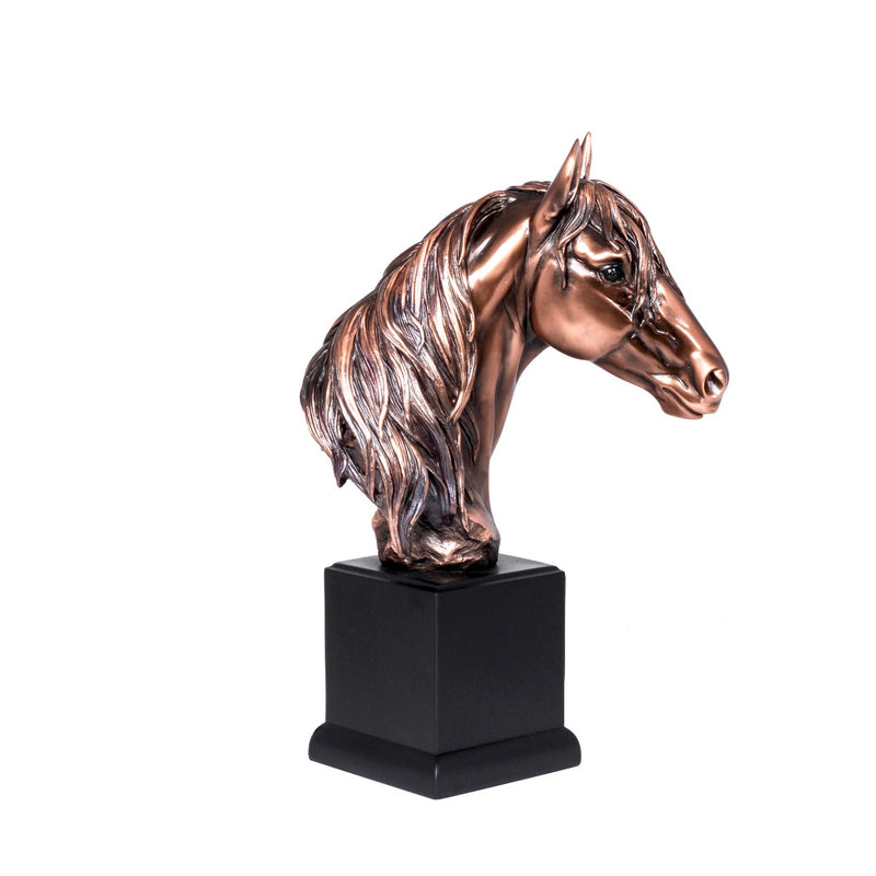 POLYRESIN HORSE HEAD 7 W X 14 H INCH