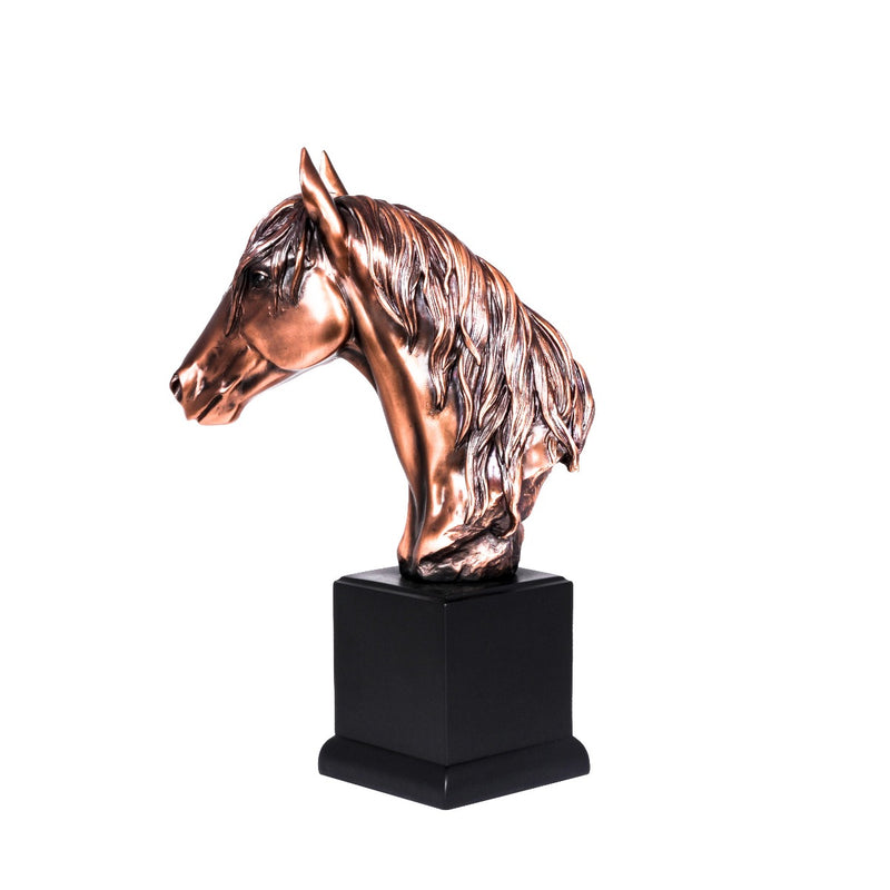 POLYRESIN HORSE HEAD 7 W X 14 H INCH