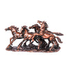 POLYRESIN HORSES 17.5 W X 8.5 H INCH