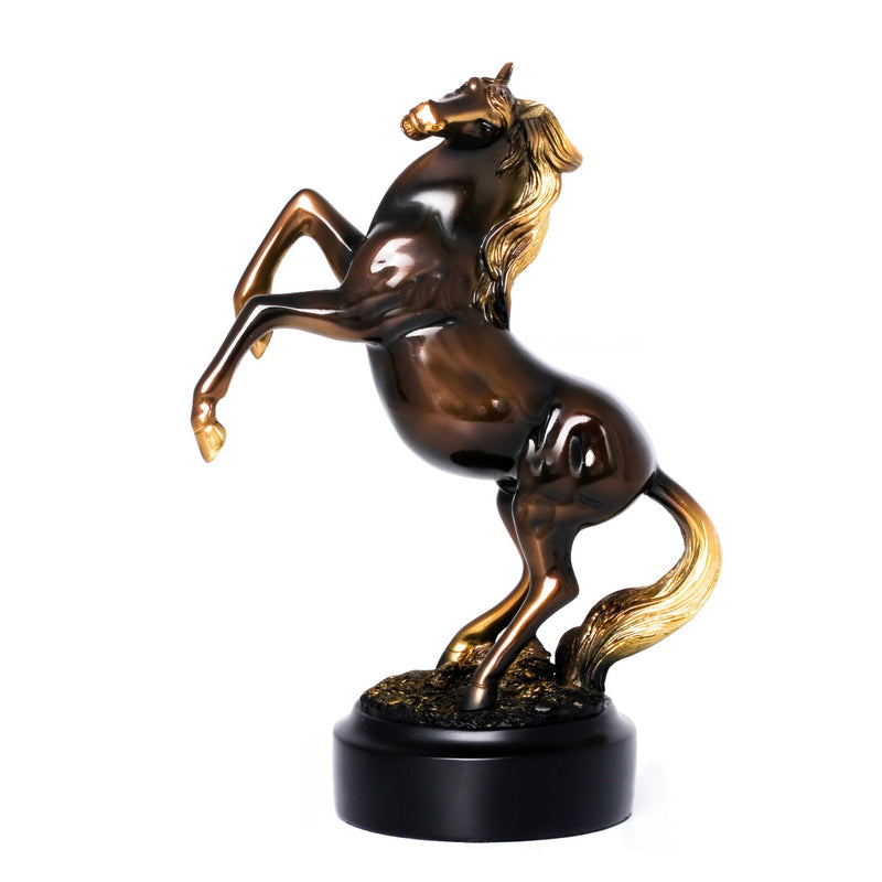 POLYRESIN HORSE 8W X 10.5H INCH