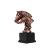POLYRESIN DOUBLE HORSE HEAD 5.5W X 9.5H INCH