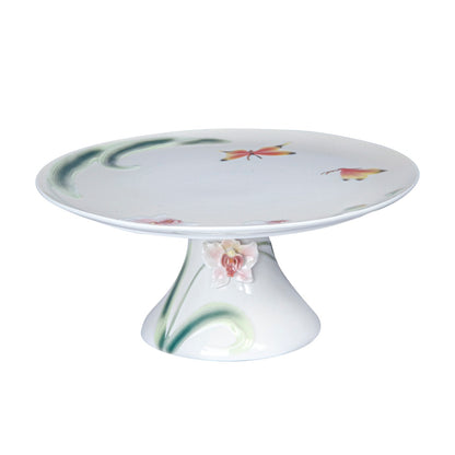 طبق كيك بورسلين