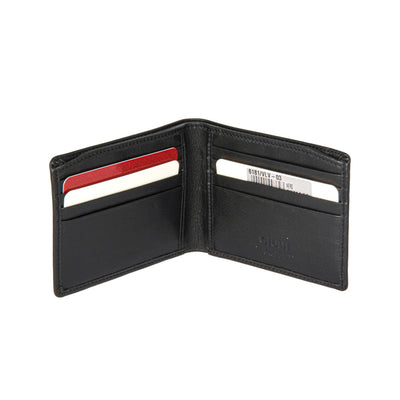 GUIDI MEN GENUINE LEATHER WALLET BLACK