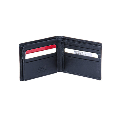 GUIDI MEN GENUINE LEATHER WALLET BLACK