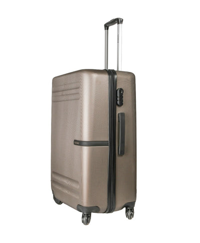 GAZZAZ ABS TROLLEY BAG SET OF 3PCS COFFEE COLOR