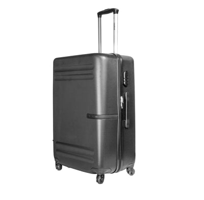 GAZZAZ ABS TROLLEY BAG SET OF 3PCS BLACK COLOR
