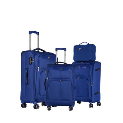 GAZZAZ HIGH QUALITY SOFT LUGGAGE 4 PCS .BLUE