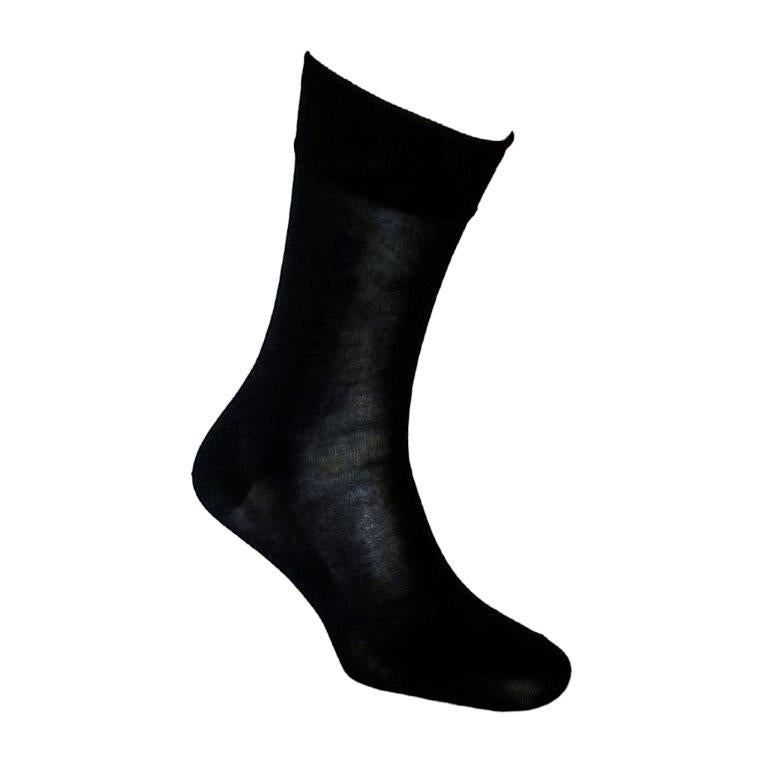 GAZZAZ SOCKS 100% MERCILIZED COTTON SIZE 45-46 BLACK COLOR