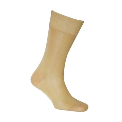 GAZZAZ SOCKS 100% MERCILIZED COTTON SIZE 45-46 BEIGE COLOR