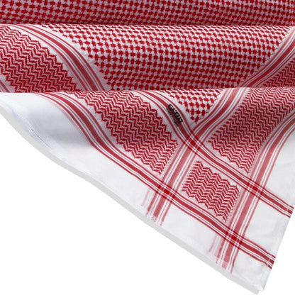 GAZZAZ YASHMAGH RED *WHITE 100% COTTON MADE IN ENGLAND (NEW MODEL ) SIZE 55
