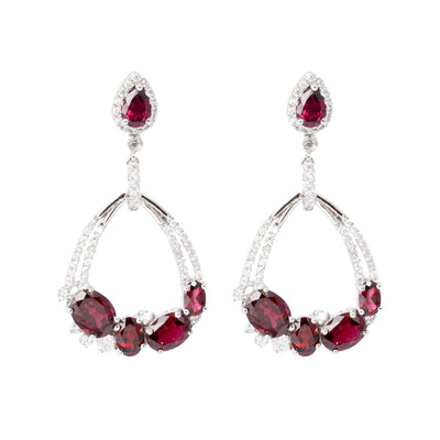 ARTICA EARRINGS SILVER 925 RHODIUM PLATED